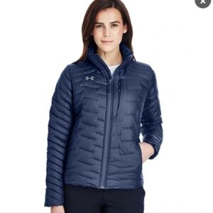 Under armour women's xs navy cold gear reactor puffer coat. Excellent condition